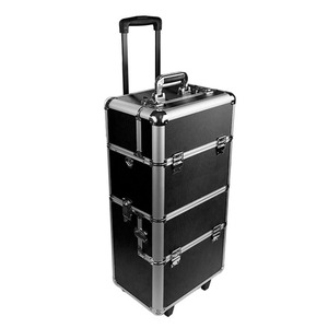 UpLac Trolley Cosmetic Case Professional Black