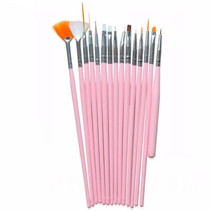 UpLac Brush Set 15 pcs Pink D68