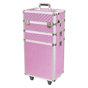 UpLac Trolley Cosmetic Case Professional 3D Pink