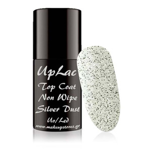 UpLac Top Coat Non Wipe Silver Dust Uv/Led 6ml