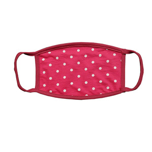 UpLac Multiple Washable Face Cotton Mask Coral Polka Dots