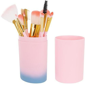 UpLac Professional Brush Set 12 pcs Pink Plastic Case