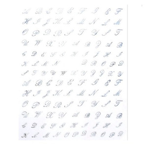 UpLac 3D Sticker Metallic Silver 63