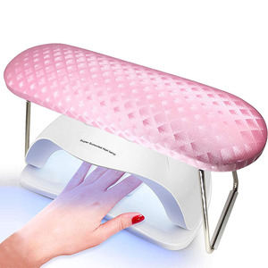 UpLac Folding Hand Rest Holder Pink Leather