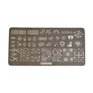 UpLac Metal Stamping Plate # XY-COCO3