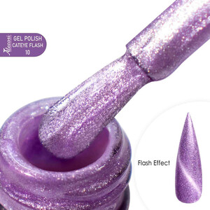 Alezori Gel Polish Cat Eye Flash 10    15ml