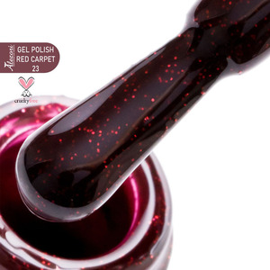 Alezori Gel Polish Red Carpet 23 (No 2975 GLITTER)   15ml 