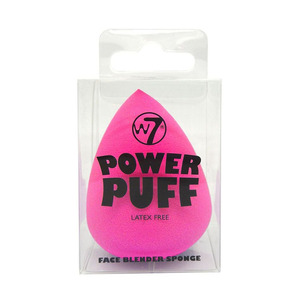 W7 Power Puff Face Blender Sponge # Hot Pink