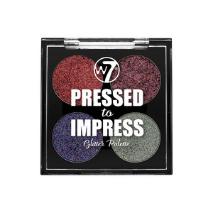 W7 Pressed to Impress Glitter Palette # All The Rage 4x1gr