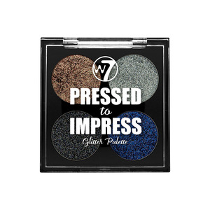W7 Pressed to Impress Glitter Palette # Style Icon 4x1gr