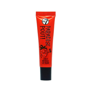 W7 Paradise Pout! Juicy Metallic Lip Paint # Sensuous Strawberry 13ml