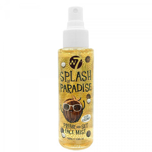 W7 Cosmetics Splash Of Paradise Prime And Set Face Mist Cute Coconut 100ml 