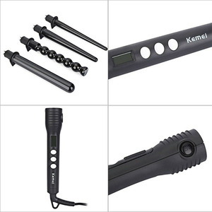 Kemei Συσκευή Multistyler 4 σε 1 για Διαφορετικούς Τύπους Μπούκλας KM-4083