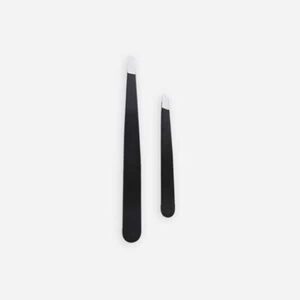 Elixir Professional Eyebrow Tweezers Set of 2 Black