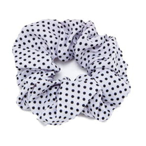 Hairutopia Hair Scrunch White Polka Dot