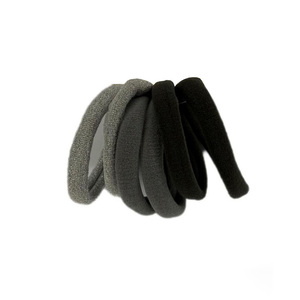 J & E Λαστιχάκια Μαλλιών Γκρί Σέτ 6τεμ