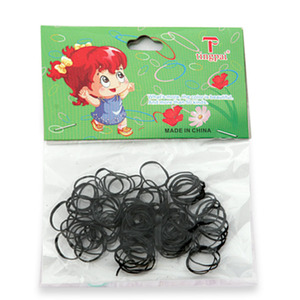 Hairutopia Hair Rasta Rubbers Black 100pcs