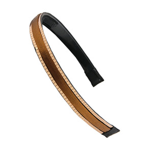 Hairutopia Hair Headband Black Gold Pvc 18mm