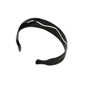 Hairutopia Hair Headband Black Inox Pvc 18mm