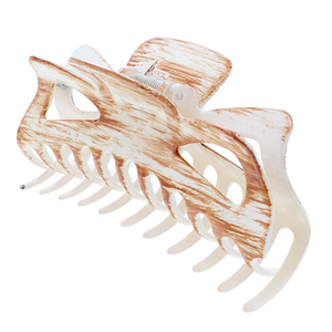 Hairutopia Hair Clammer Trasparent Ivory 13cm